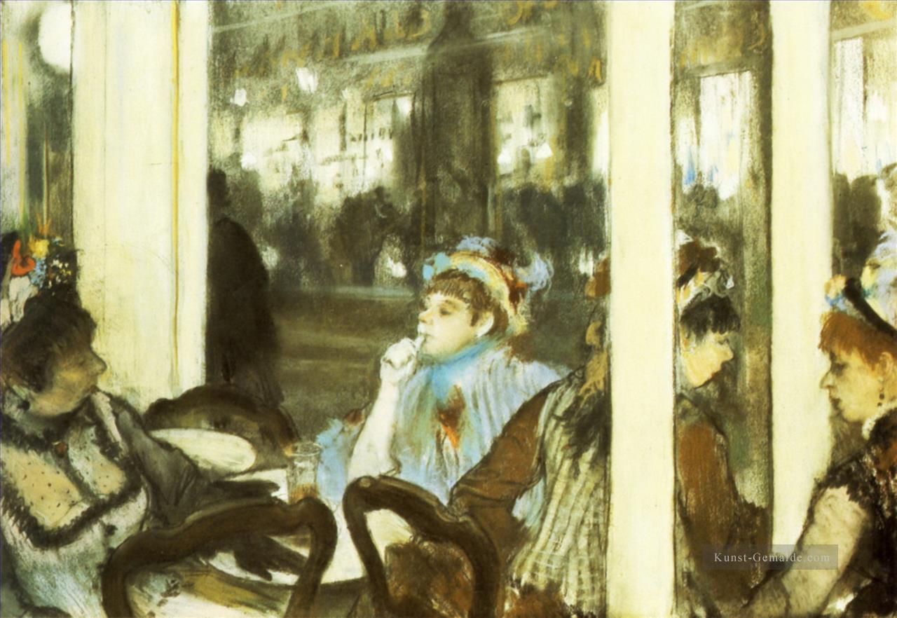 Frauen auf einer Café Terrasse 1877 Edgar Degas Ölgemälde